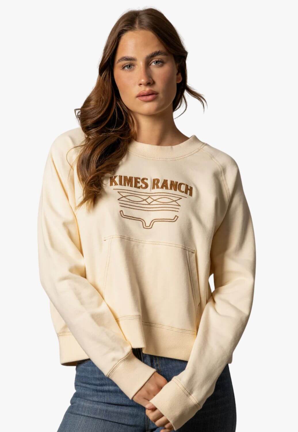 Kimes Ranch Womens Lexie Cropped Pullover