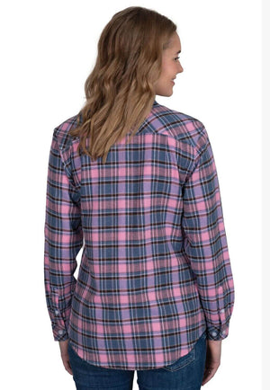 Just Country Womens Brooke Flannel Workshirt