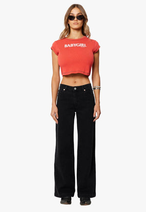 Abrand 95 Mid & Wide Brie Jeans