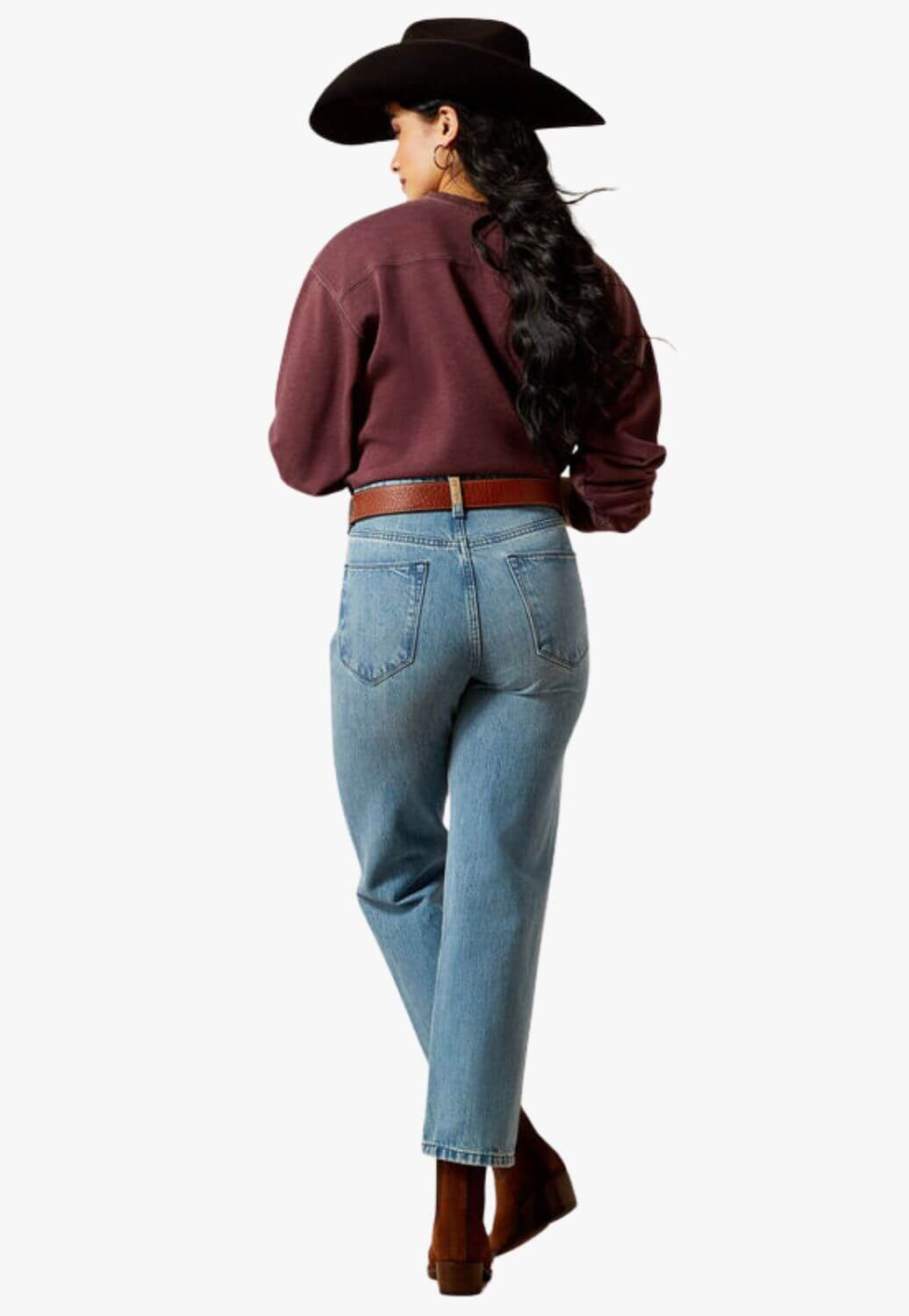 Ariat Womens Cheyenne Yoke Ultra High Rise Straight Leg Jean 10065935