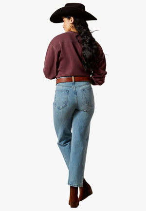 Ariat Womens Cheyenne Yoke Ultra High Rise Straight Leg Jean 10065935