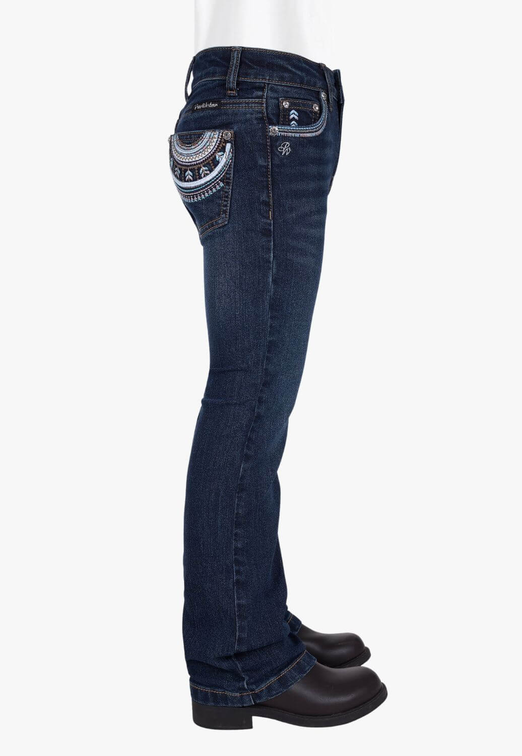 Pure Western Girls Pat Boot Cut Jean