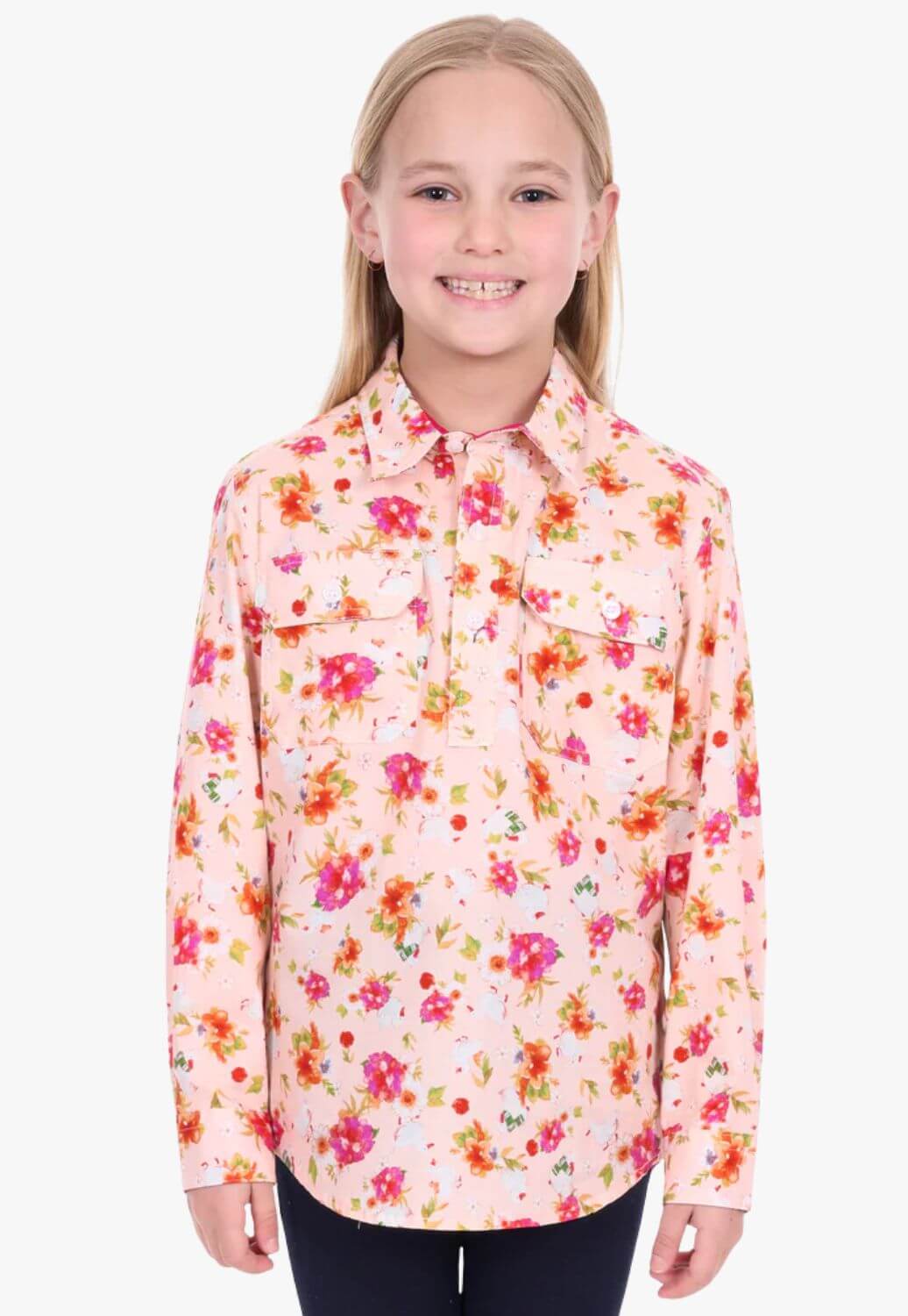 Hard Slog Girls Lily Long Sleeve Shirt