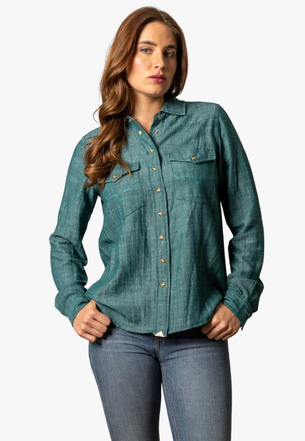 Kimes Ranch Womens Lacy Long Sleeve Shirt