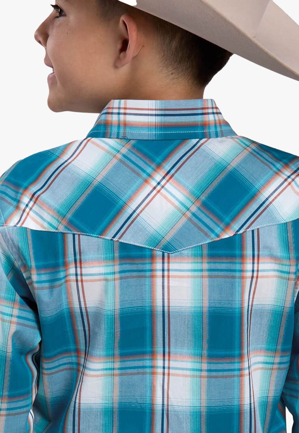 Roper Boys Plaid Long Sleeve Shirt