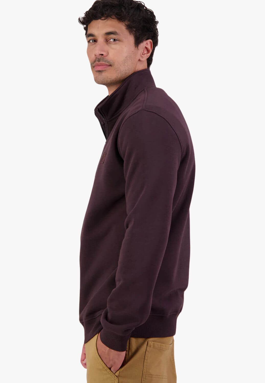 Swandri Mens Fundamentals Quarter Zip Sweatshirt