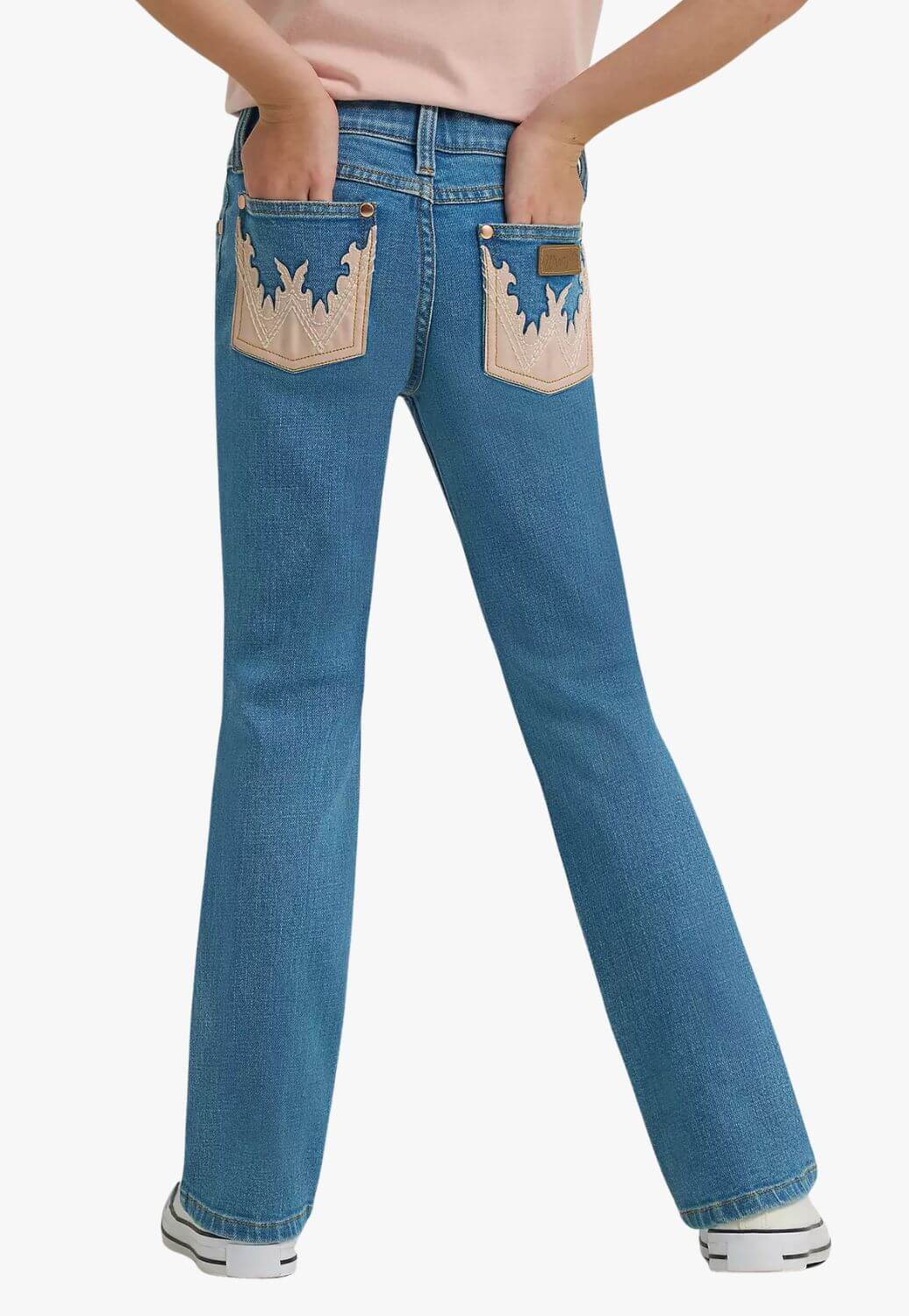 Wrangler X Lainey Wilson Girls Embellished Mae Boot Cut Jeans