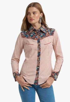 Wrangler X Lainey Wilson Prarie Print Shirt