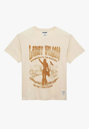 Wrangler X Lainey Wilson Womens Buzzard Print TShirt