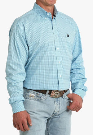 Cinch Mens Check Long Sleeve Shirt