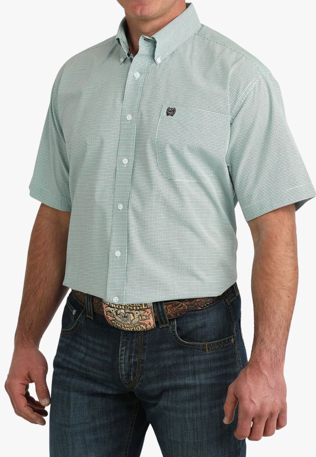 Cinch Mens Classic Fit Short Sleeve Shirt