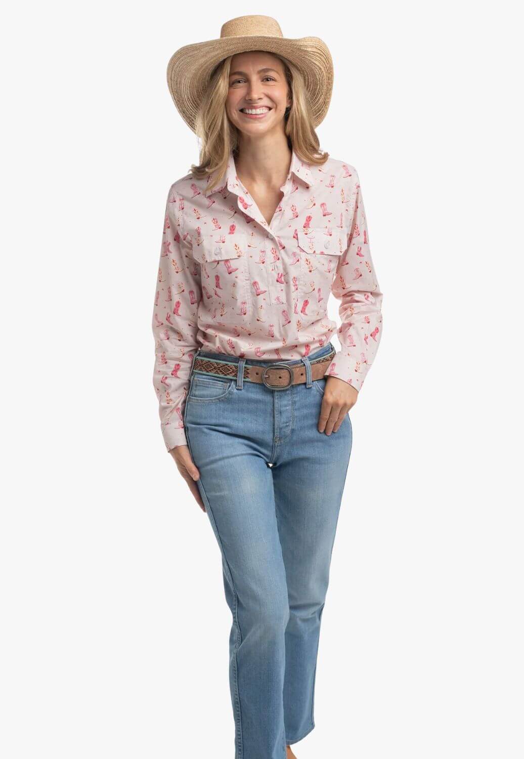 Just Country Womens Georgie Work Shirt