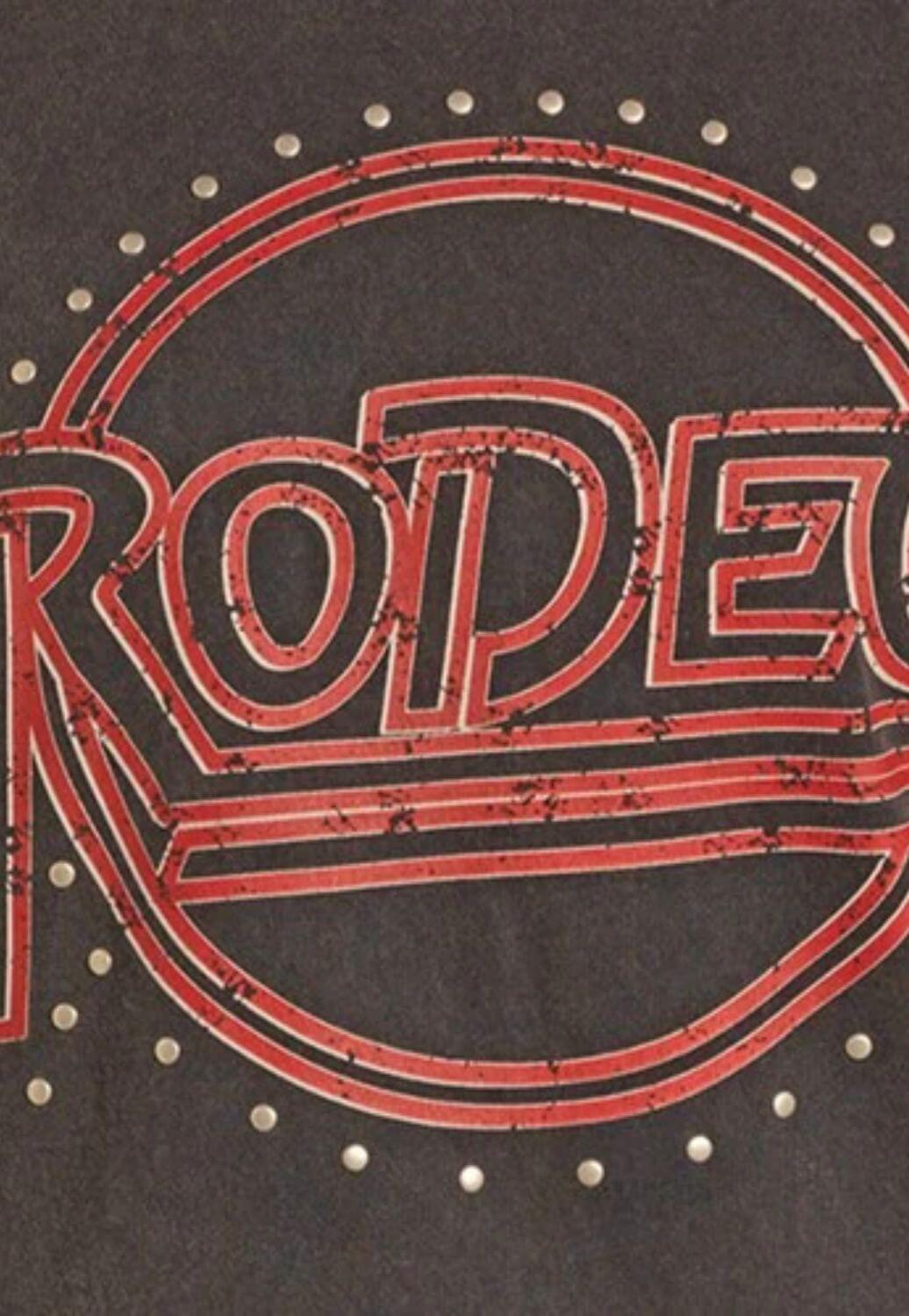 Rock & Roll Womens Rodeo Stud T-Shirt