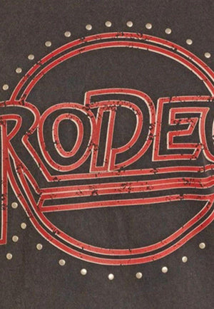 Rock & Roll Womens Rodeo Stud T-Shirt