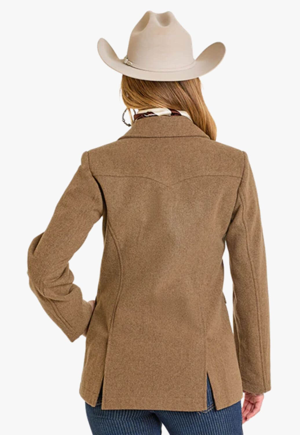 Rock &amp; Roll Womens Heather Wool Coat