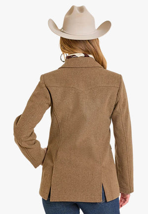 Rock & Roll Womens Heather Wool Coat