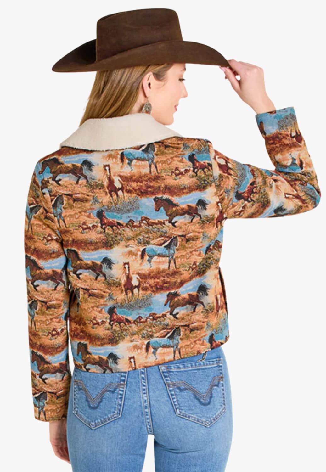 Rock & Roll Womens Sherpa Jacker