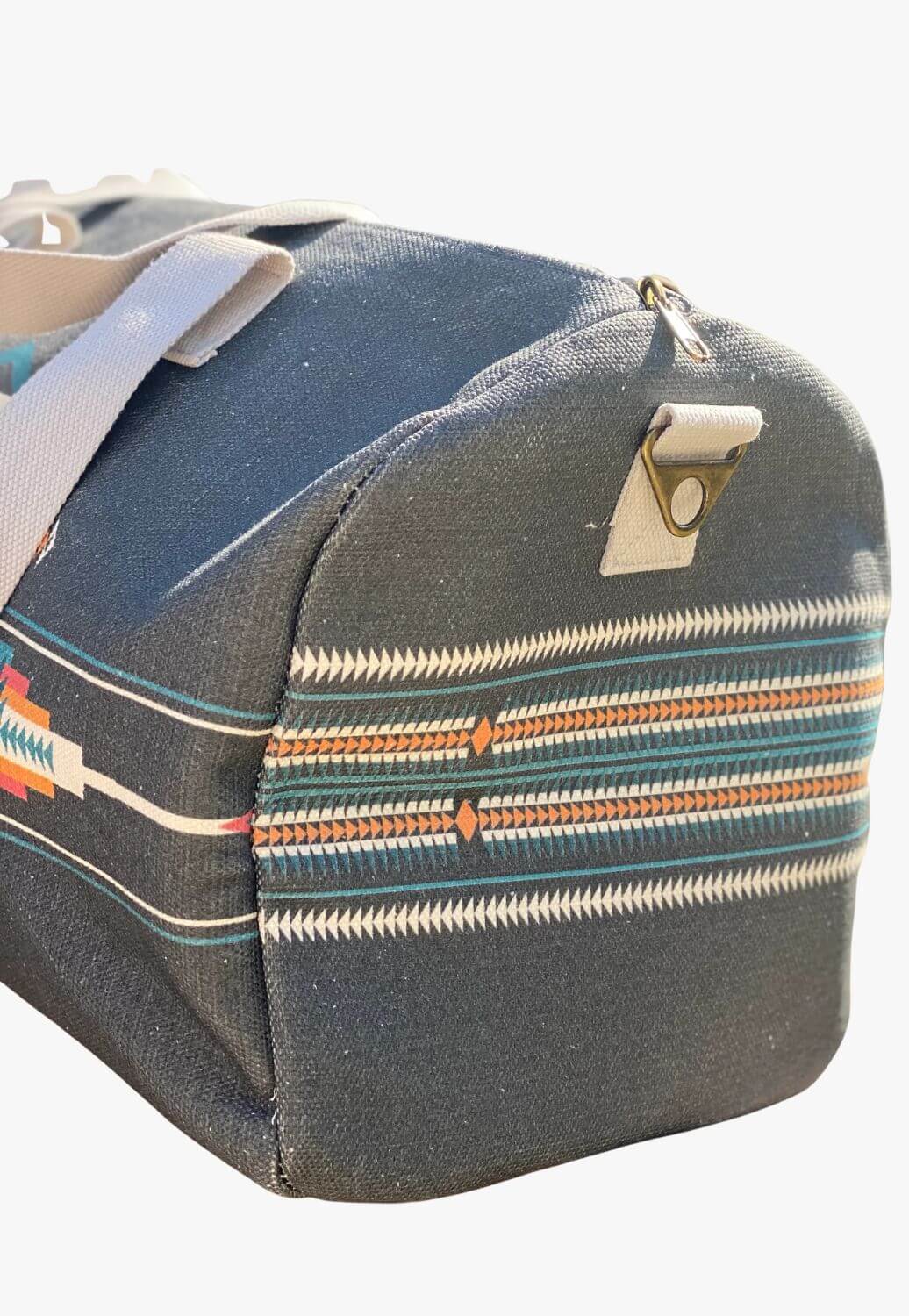 Rock and Roll Aztec Print Duffle Bag
