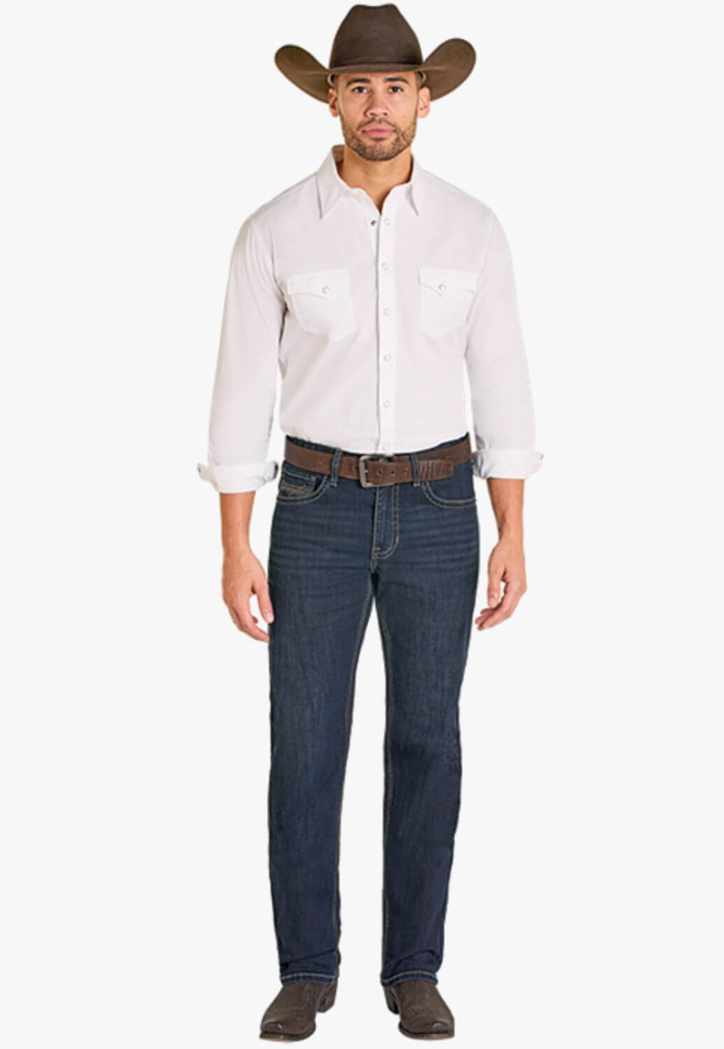 Rock & Roll Mens High Rise Relaxed Bootcut Jean