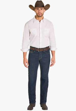 Rock & Roll Mens High Rise Relaxed Bootcut Jean