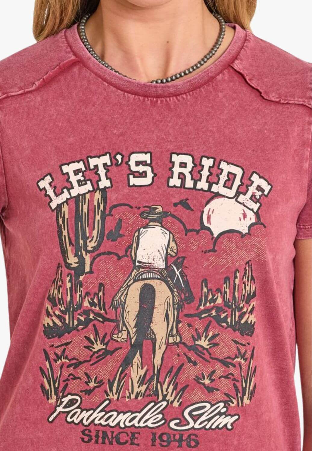 Panhandle Womens Lets Ride T-Shirt