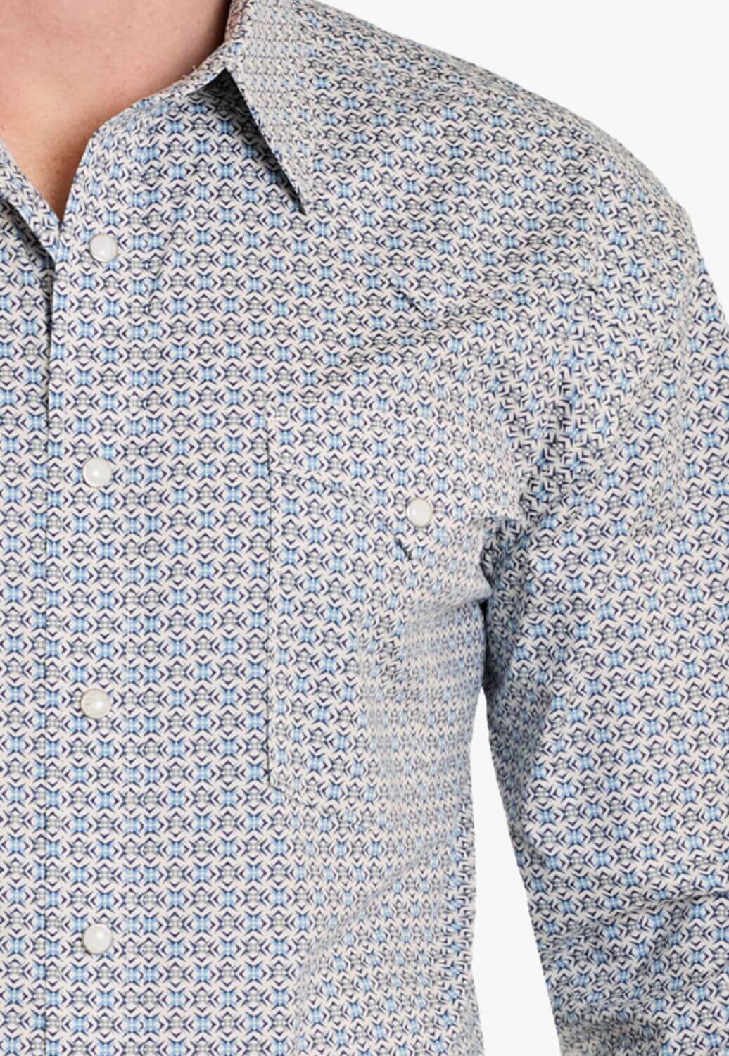 Panhandle Mens Long Sleeve Snap Shirt