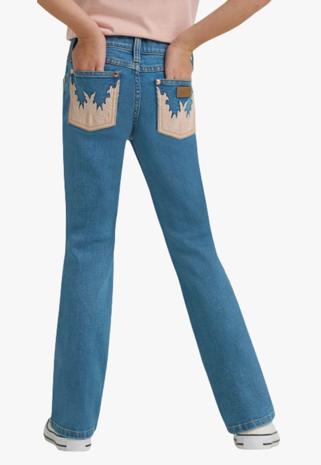 Wrangler X Lainey Wilson Girls Embellished Mae Boot Cut Jeans
