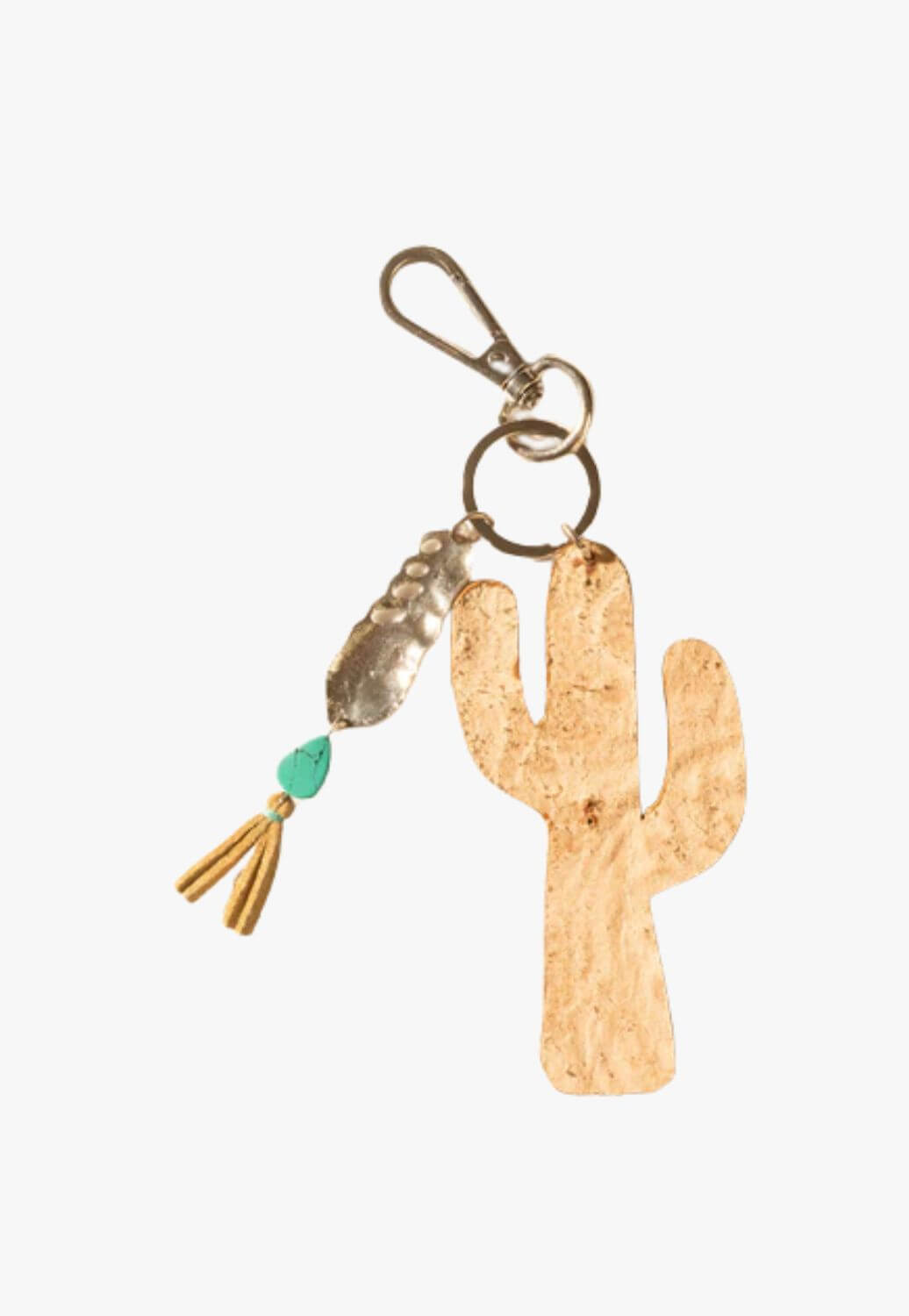 Myra Desert Dune Leather Key Fob