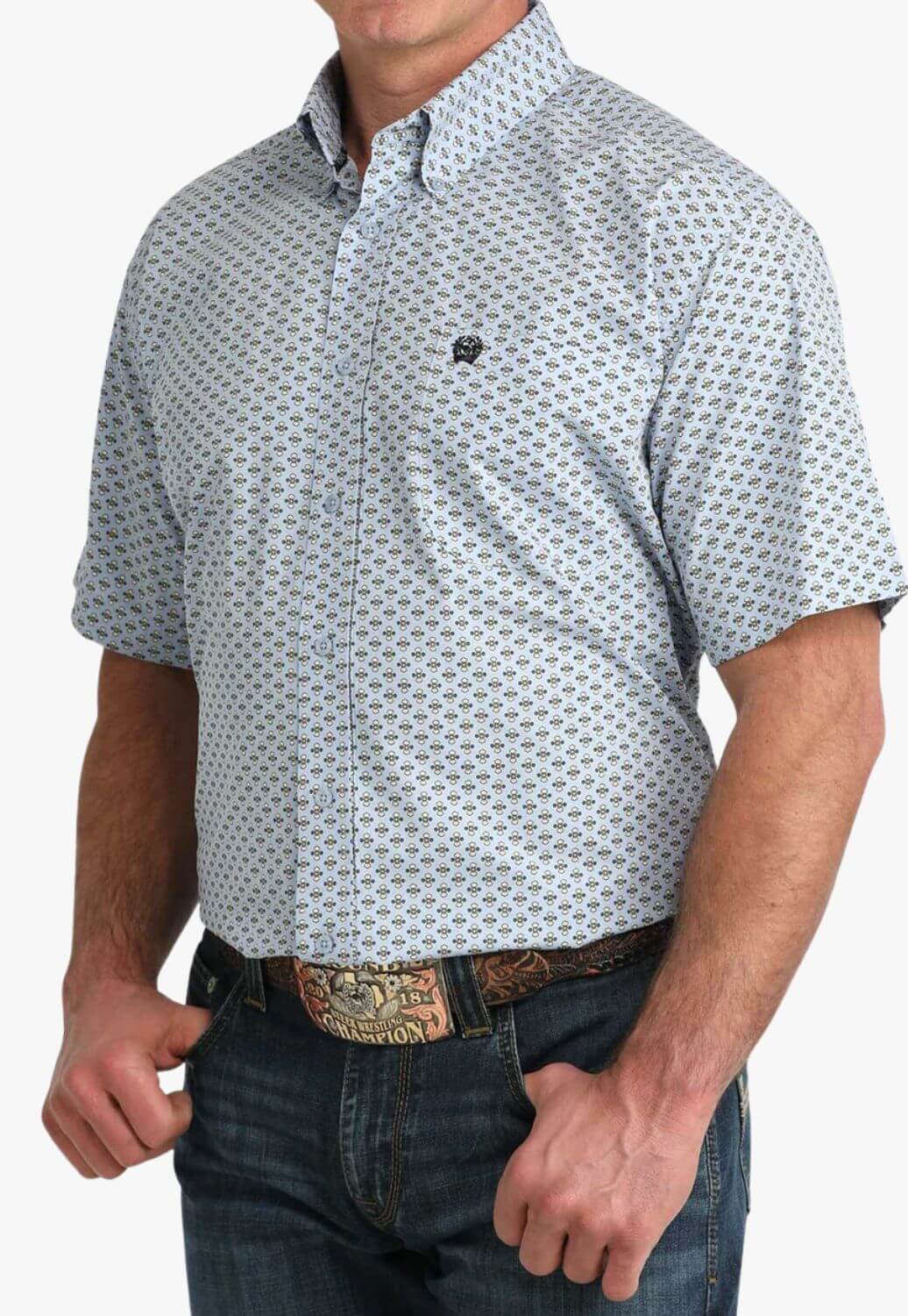 Cinch Mens Short Sleeve Shirt