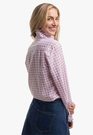 Just Country Womens Abbey Frills Check Workshirt