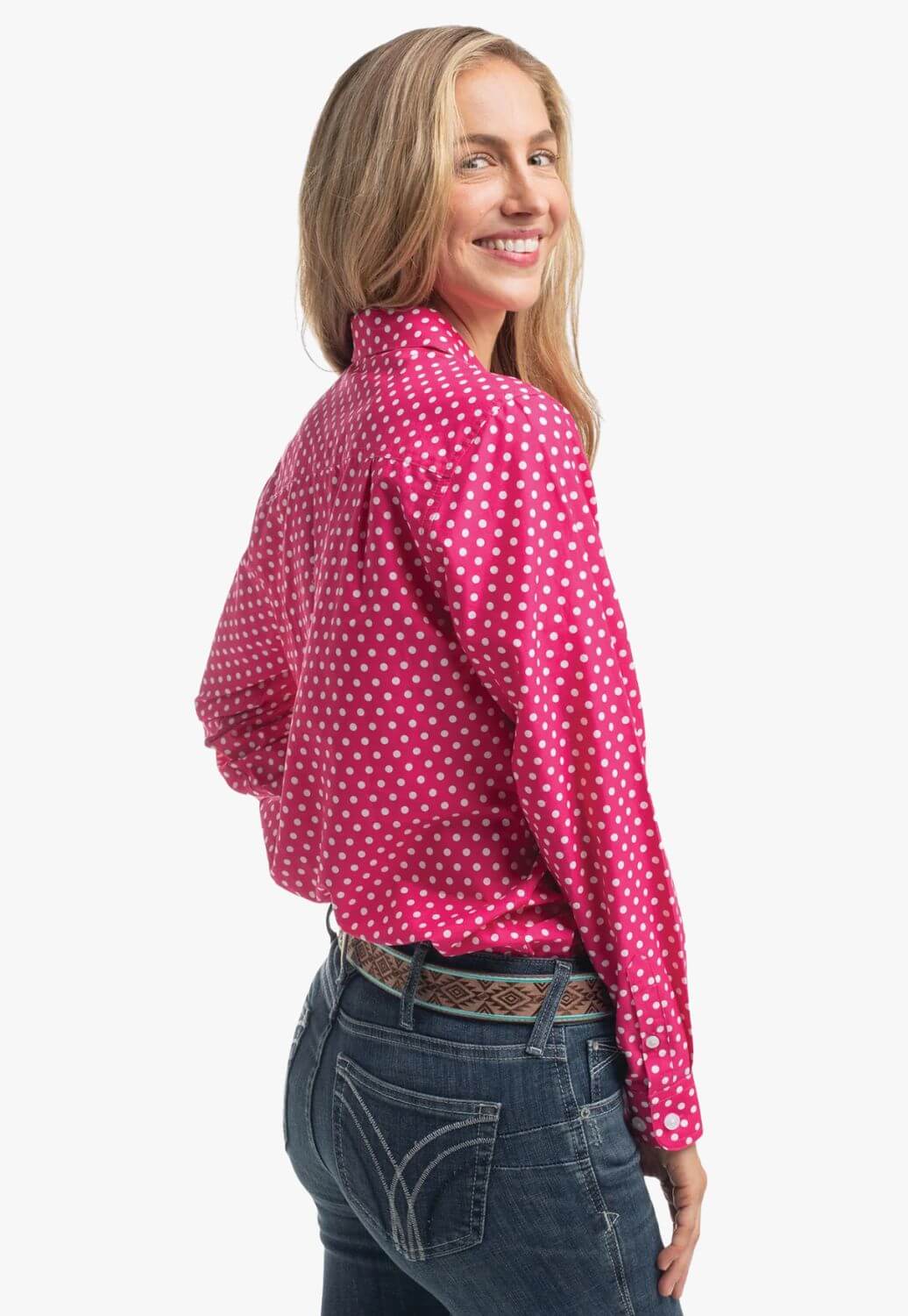 Just Country Womens Abbey Full Button Workshirt