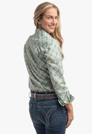 Just Country Womens Abbey Print Workshirt