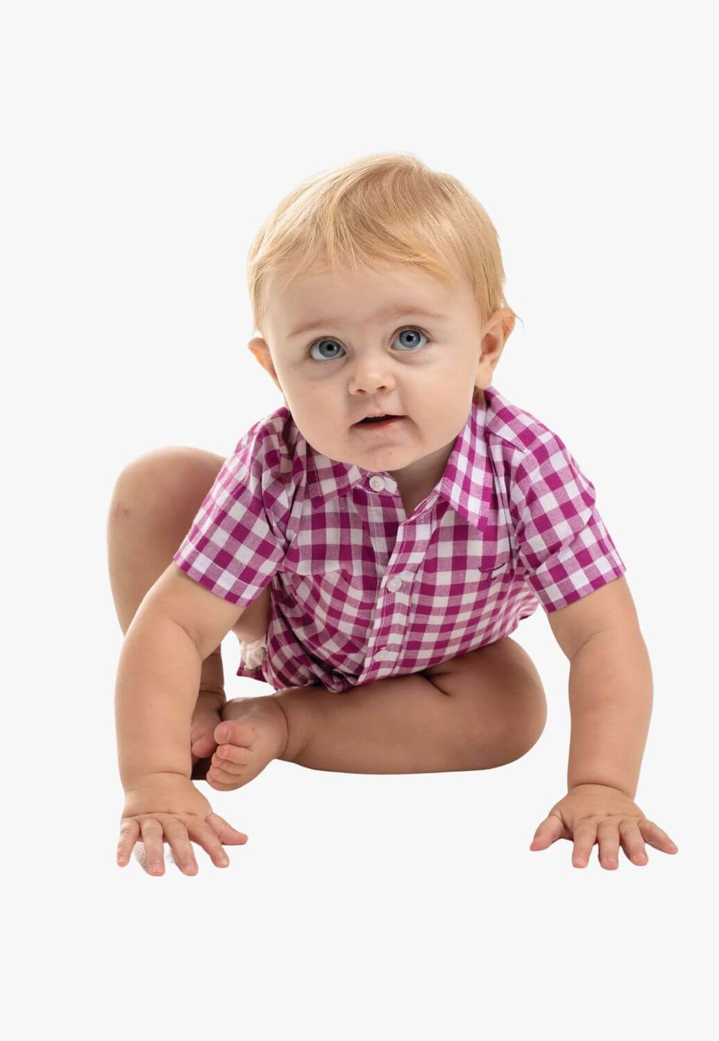 Just Country Infants Short Sleeve Full Button Jumpsuit