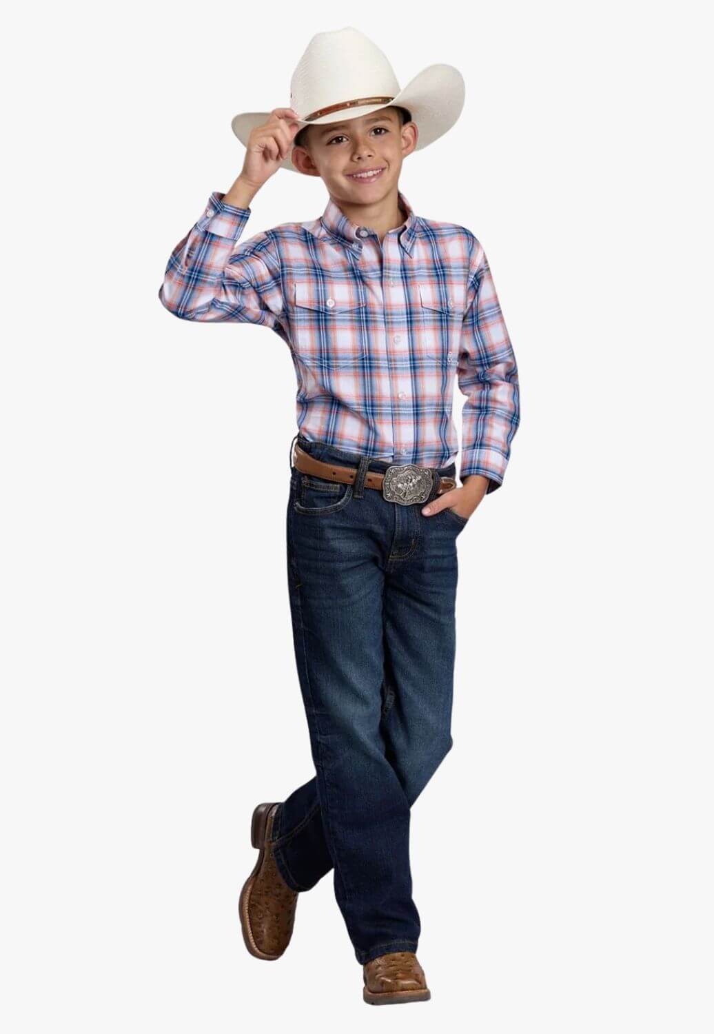 Roper Boys Amarillo Long Sleeve Shirt