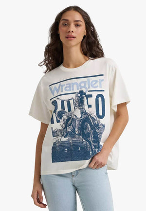 Wrangler Womens Rodeo Archive Girlfriend T-Shirt