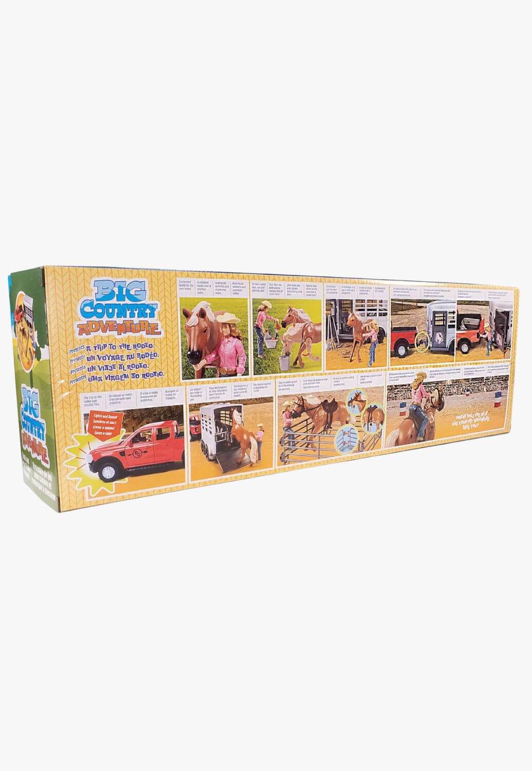 Big Country Truck And Cattle Trailer Playset