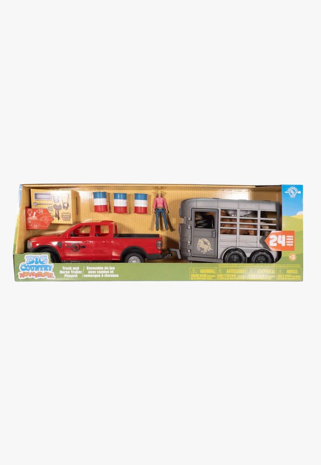 Big Country Truck and Horse Trailer Playset