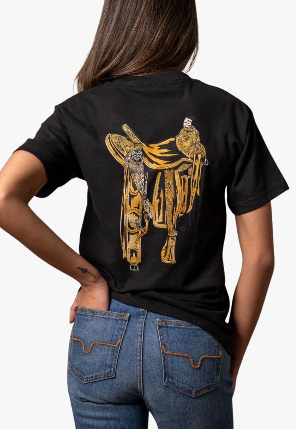 Kimes Ranch Womens Lucky B Saddle T-Shirt
