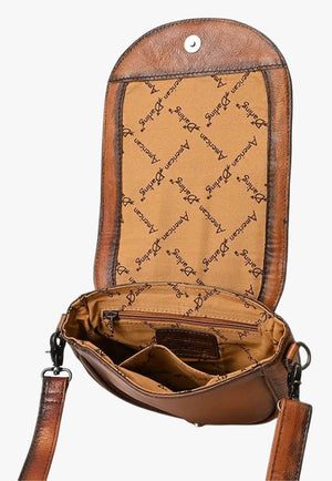 American Darling Western Cowhide Cross Body Bag