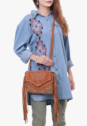 American Darling Crossbody Bag with Fringe