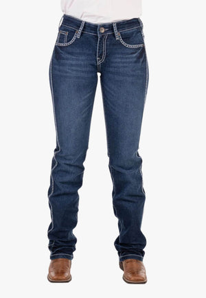 Hitchley & Harrow Womens Mid Rise Jean
