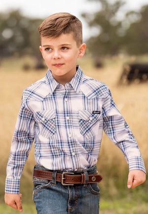 Wrangler Boys Eric Long Sleeve Shirt
