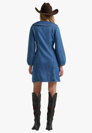 Wrangler Womens Peter Pan Collar Dress