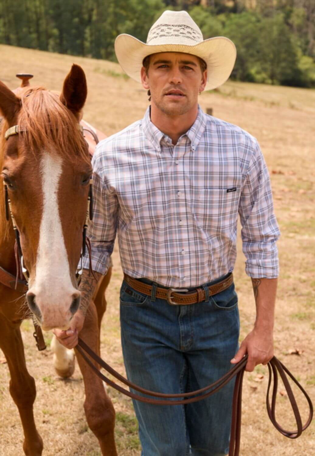 Wrangler Mens Ben Long Sleeve Shirt