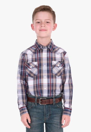 Wrangler Boys Shaun Long Sleeve Shirt