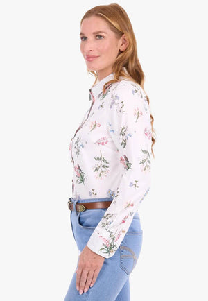 Thomas Cook Womens Mona Long Sleeve Shirt Pink Floral 8