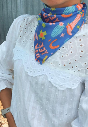 Treasure Chest Co Western Silk Scarf