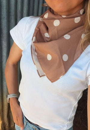 Treasure Chest Co Womens Polka Dot Scarf