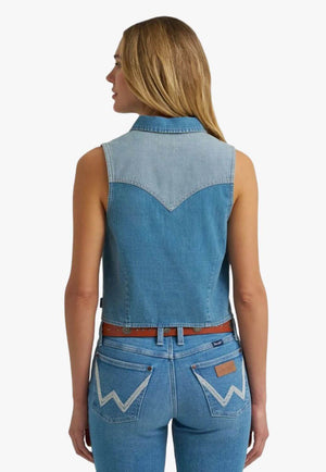 Wrangler Womens Denim Snap Shirt