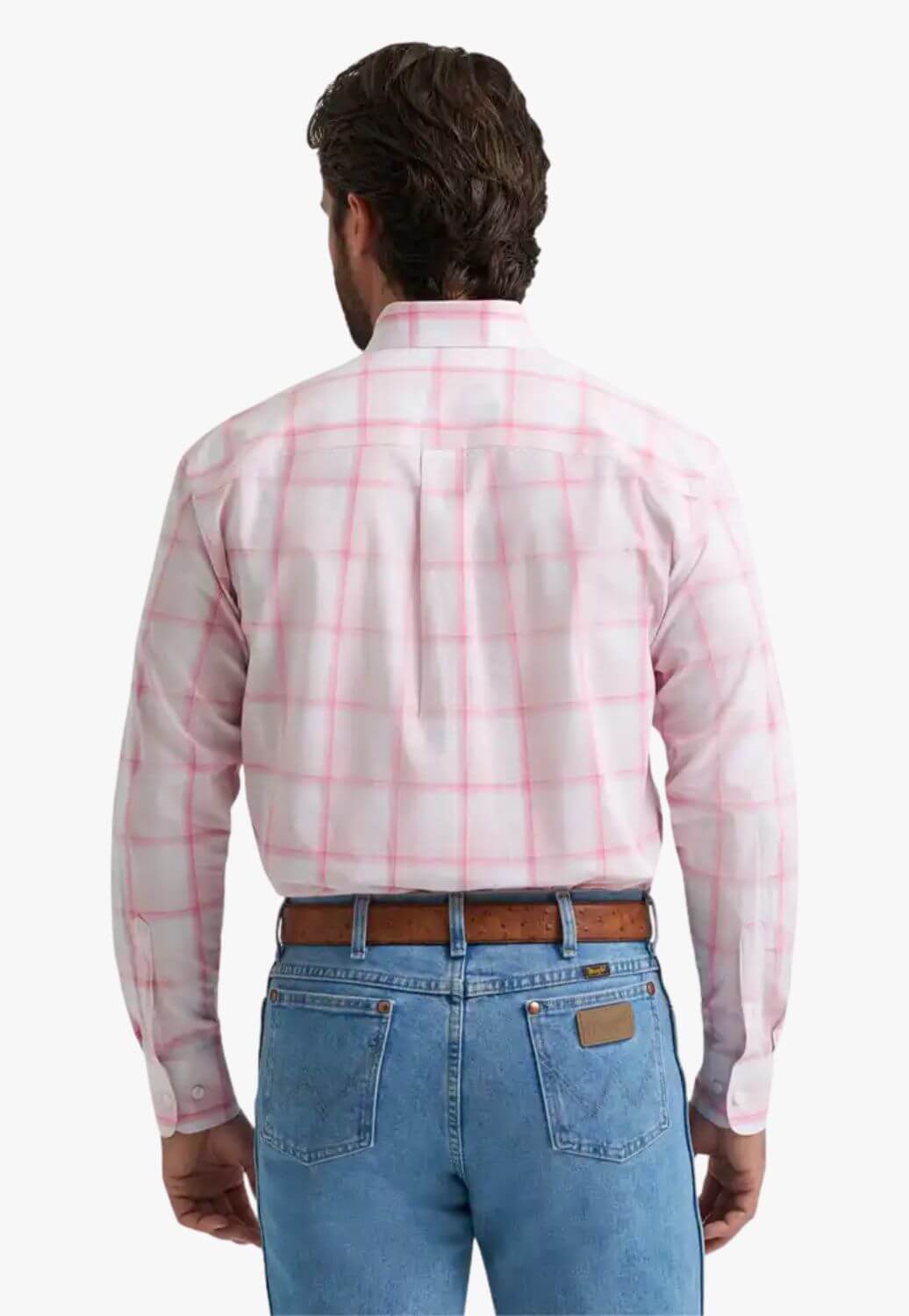 Wrangler Mens Bucking Cancer Long Sleeve Shirt